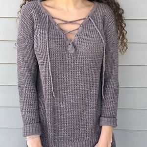 American Eagle Cross Sweater